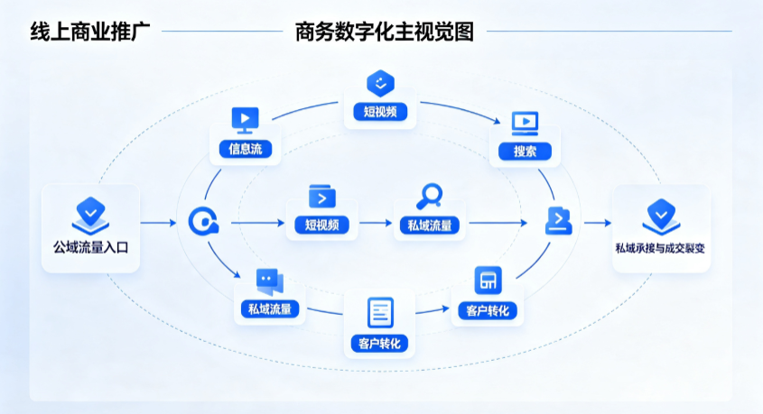 平邑县线上商业推广怎么做？全域流量闭环搭建与低成本转化实战指南
